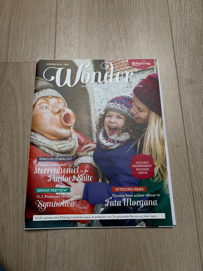 Efteling Wonder 2007, Verzamelen, Efteling, Ophalen of Verzenden, Zo goed als nieuw, Overige typen