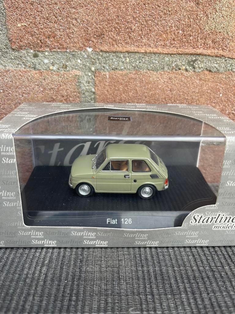1:43 Fiat 126, Hobby en Vrije tijd, Ophalen of Verzenden, Nieuw, Auto, Starline