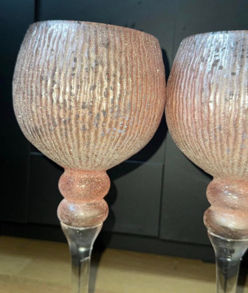Roze Marelida kandelaar, Overige materialen, Overige kleuren, Nieuw, Ophalen of Verzenden