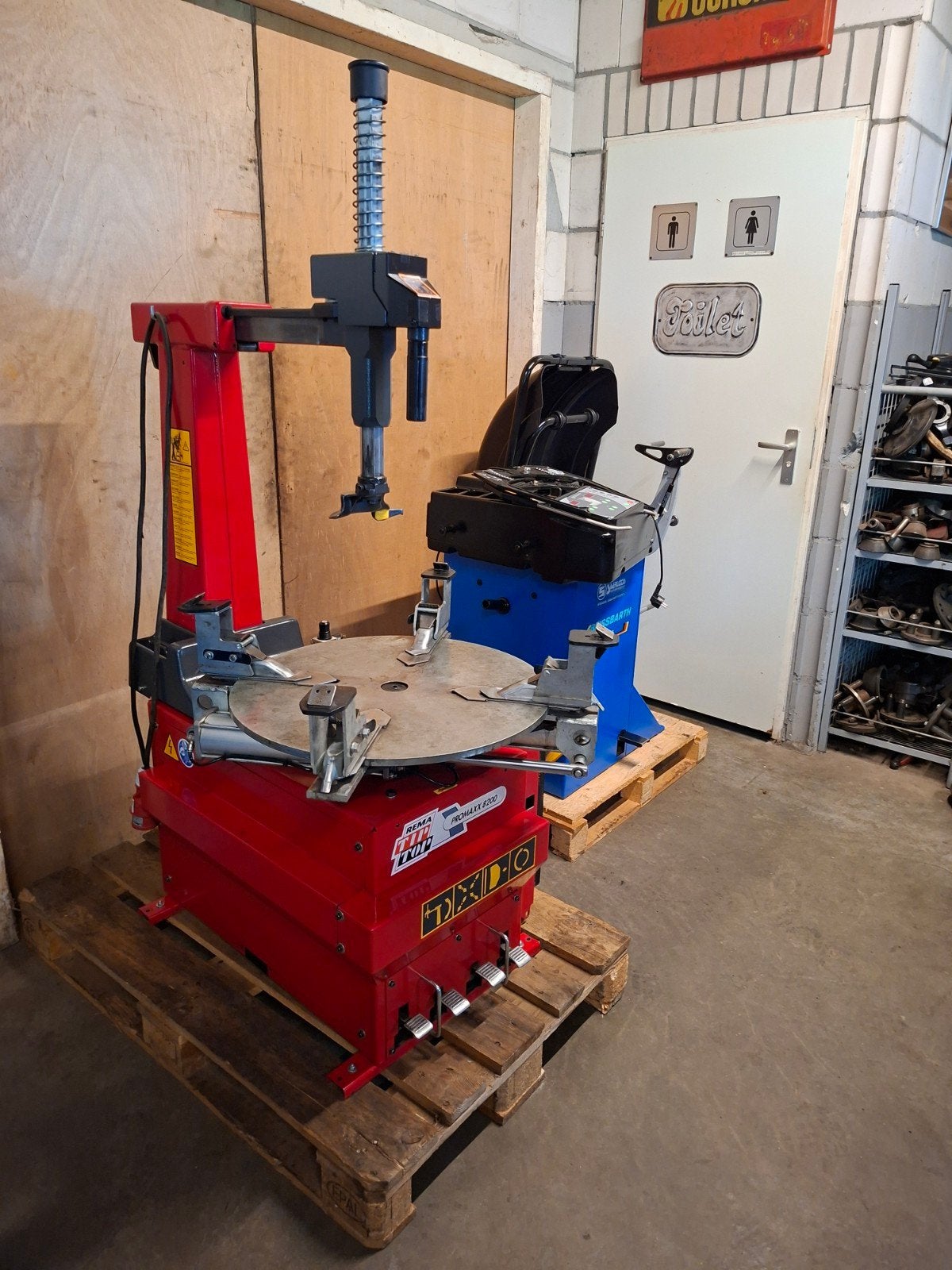 Set bandenapparaat balanceer machine motor, Auto diversen, Autogereedschap, Ophalen, Nieuw