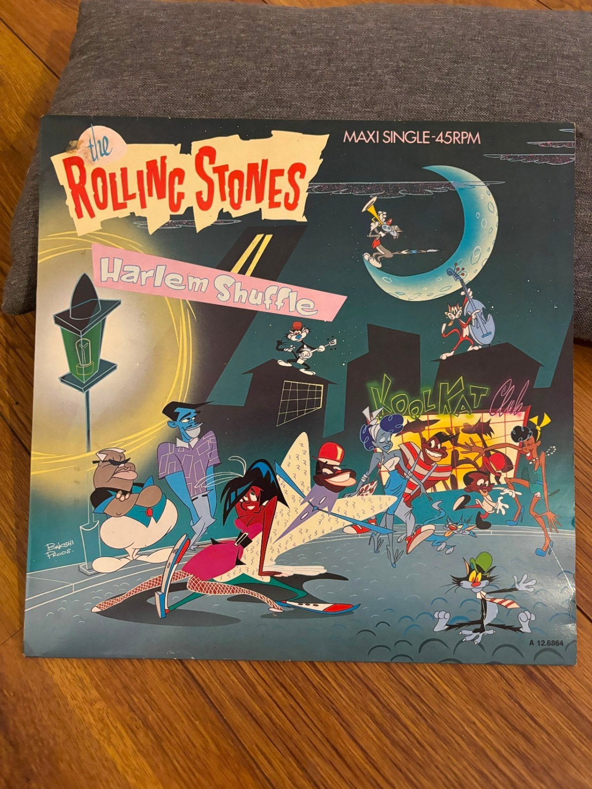 The Rolling Stones - Harlem Shuffle Maxi Single 45RPM, Rock, Ophalen of Verzenden, Zo goed als nieuw, EP