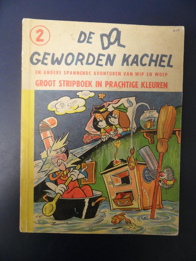 Wip en Woep. Nr 2. De dol geworden kachel., Boeken, Stripboeken, Eén stripboek, Ophalen of Verzenden, Gelezen