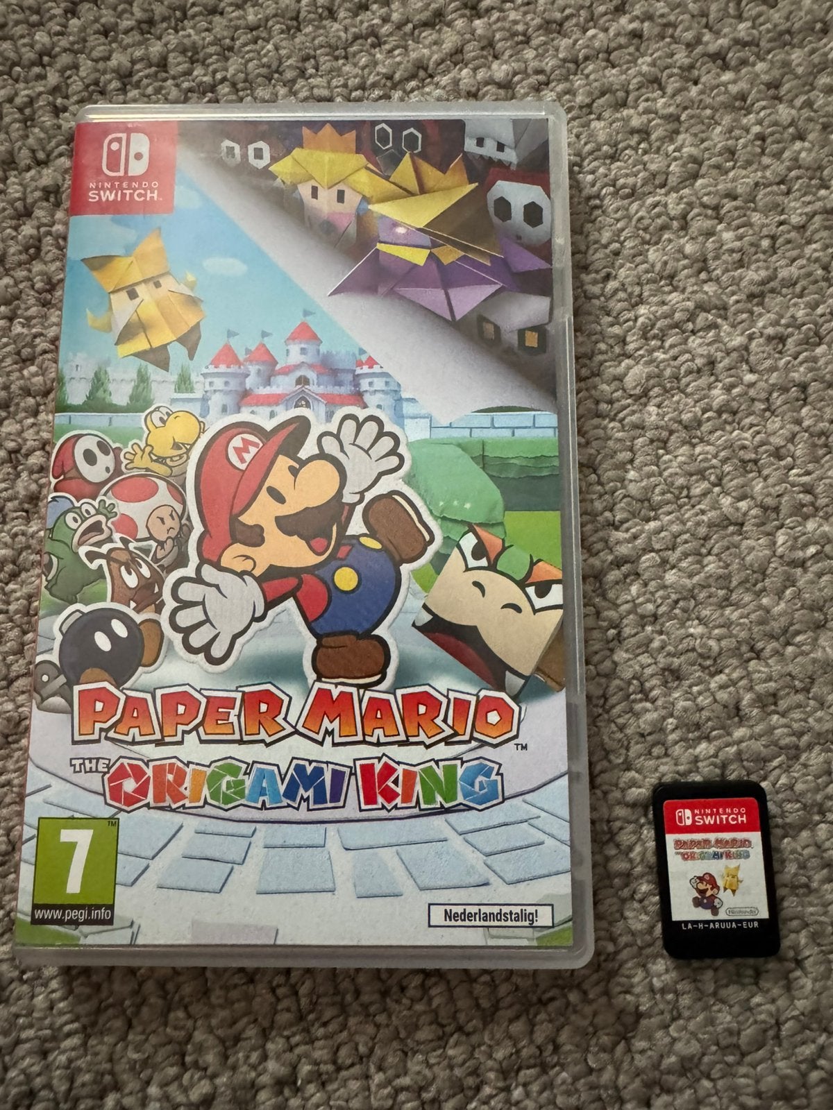 Paper Mario: The Origami King - Nintendo Switch, 1 speler, Ophalen of Verzenden, Zo goed als nieuw, Vanaf 7 jaar