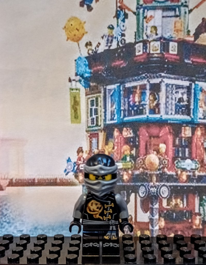 Lego Cole - Skybound with Neck Bracket and Modified Tile, Gebruikt, Lego, Ophalen of Verzenden, Minifiguur