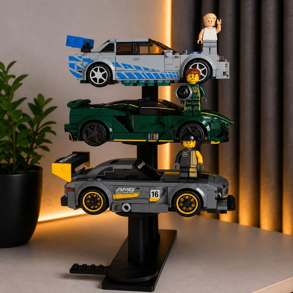 Display Standaard Vastklikkend - 4 LEGO Speed Champions 3D34, Area3D.NL, Area3D.NL, Verzenden, Lego