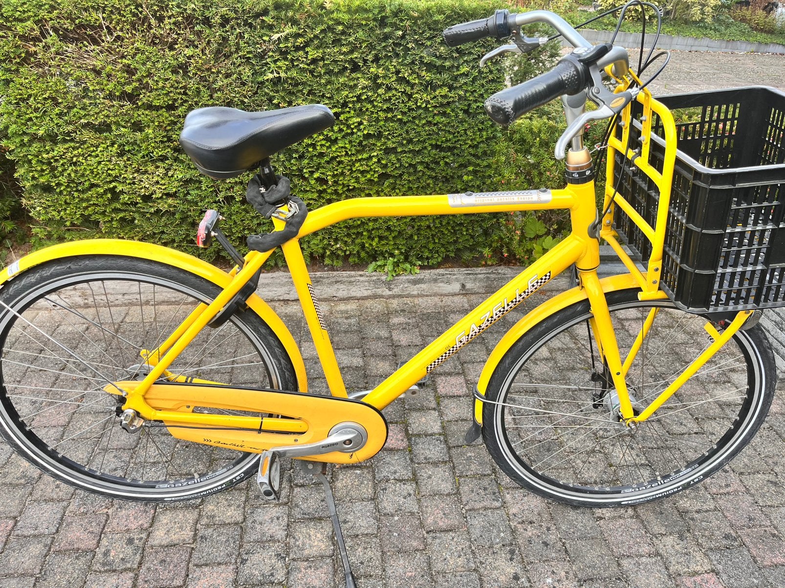 Gazelle heren fiets 59inch, Ophalen, Versnellingen, Zo goed als nieuw, 57 tot 61 cm
