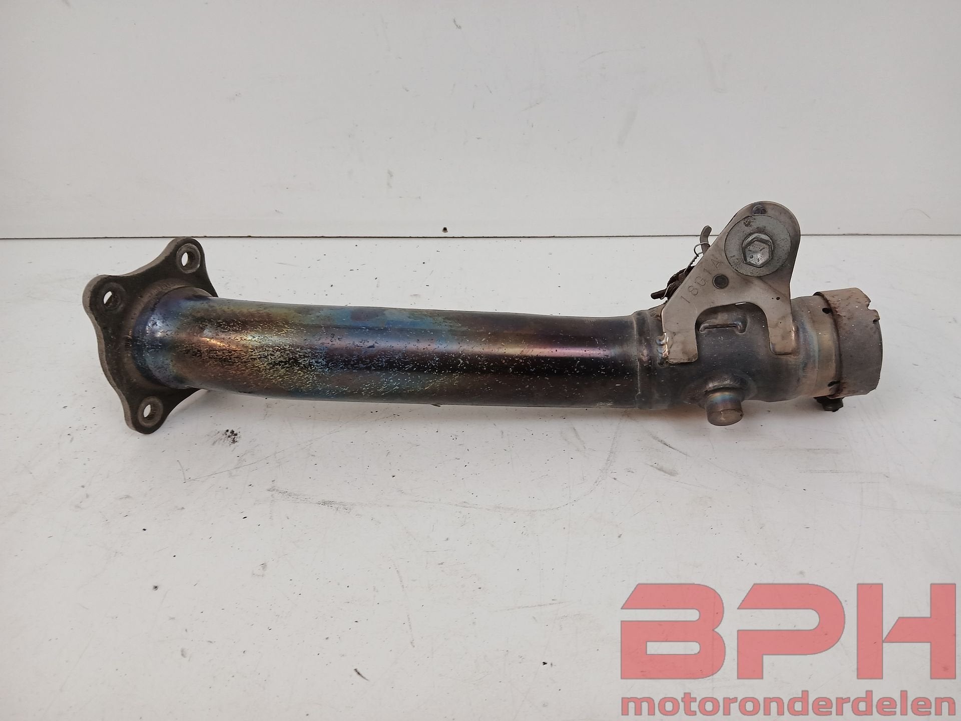 Linkpijp Suzuki GSX-R 1000 K3 - K4 2003 t/m 2004 uitlaat GSX, Motoren, Gebruikt, -, -, Ophalen of Verzenden
