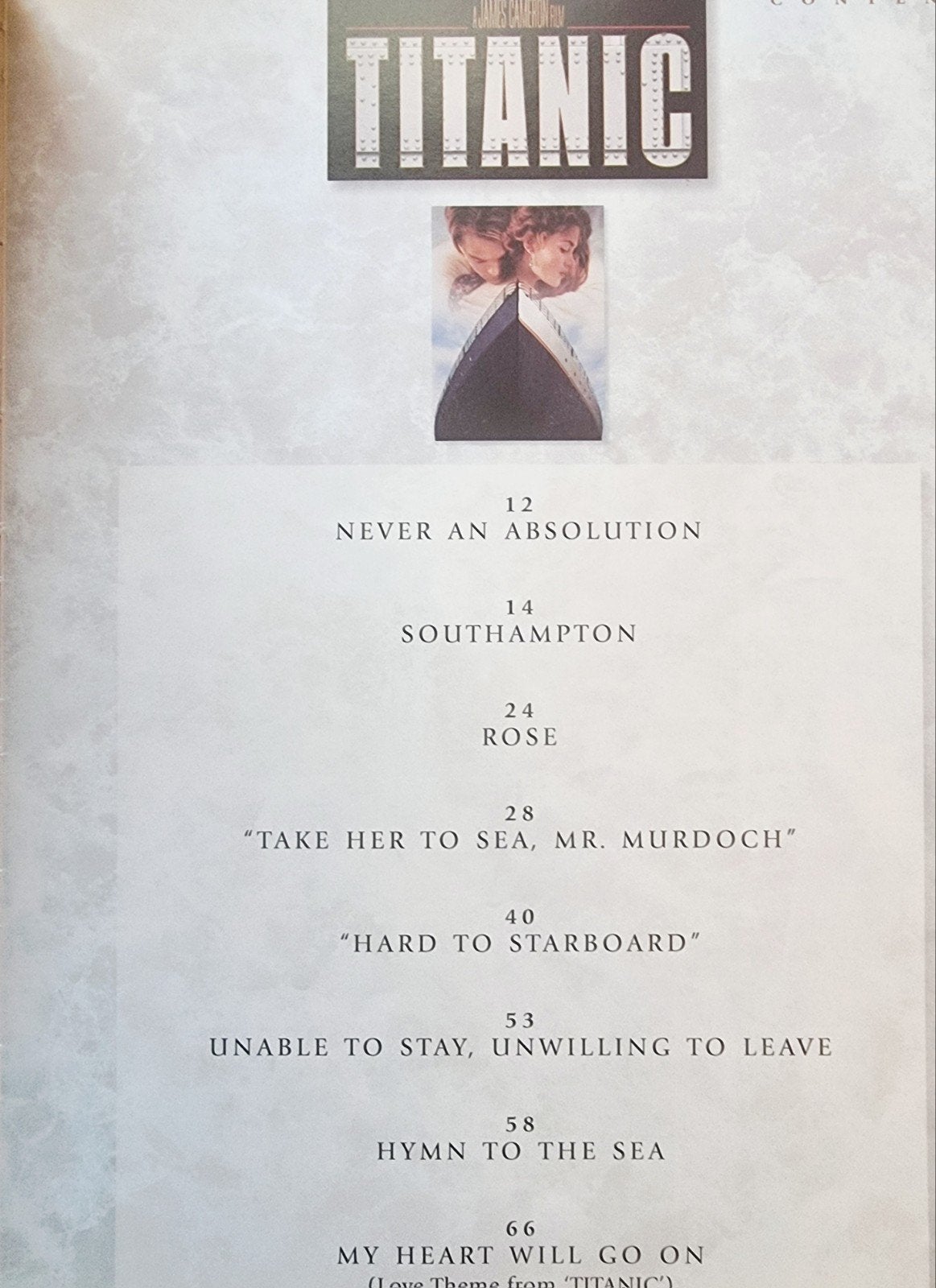 Titanic Easy Piano Selections - Bladmuziek Art25, Verzenden, Filmmuziek en Soundtracks, Nieuw, Artiest of Componist