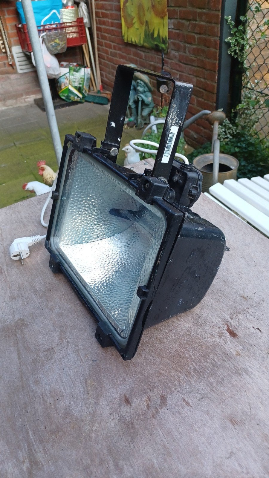bouwlamp, Ophalen of Verzenden, Gebruikt, Lamp