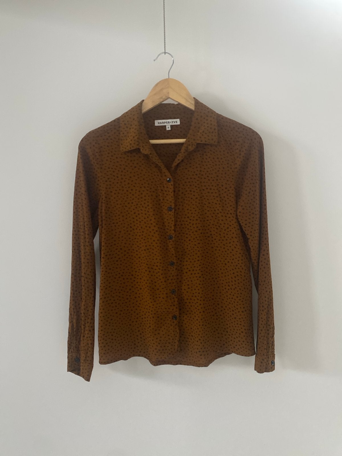 Harper & Yve Bloes Maat M - Goede Conditie, 100% Viscose, Ophalen of Verzenden, Gedragen, Maat 38/40 (M), Bruin