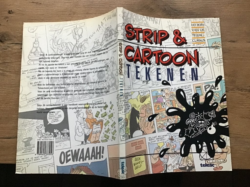 Strip & cartoon tekenen (Teleac cursus), Eén stripboek, Ophalen of Verzenden, Zo goed als nieuw