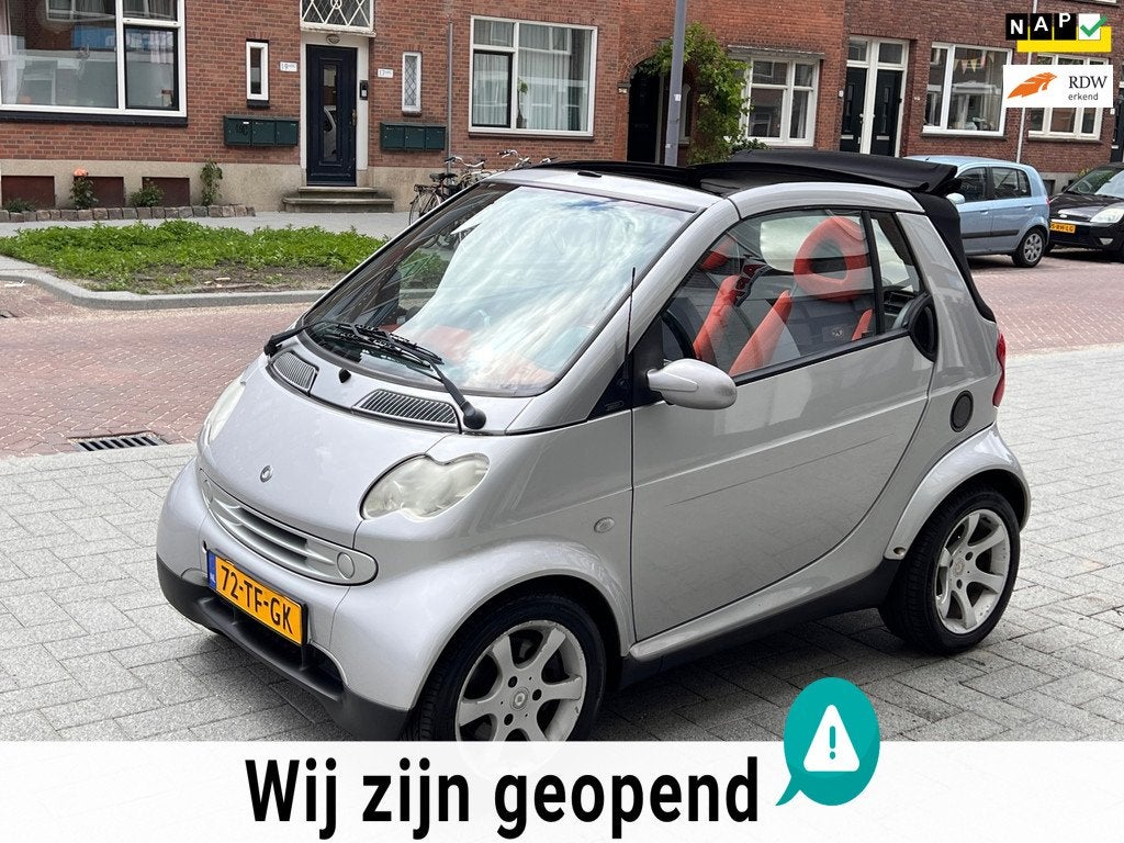 Smart Fortwo cabrio 0.7 passion, 21 km/l, Gebruikt, Cabriolet, Origineel Nederlands