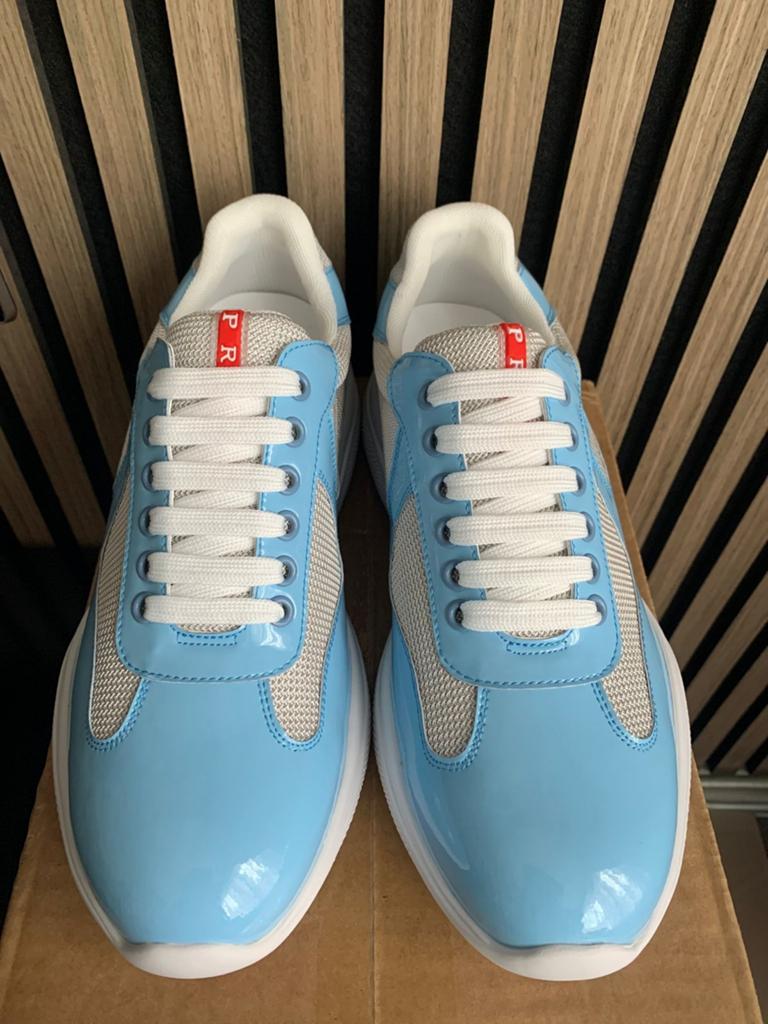 Prada cups licht blauw maat 41-42 direct afhalen, Ophalen of Verzenden, Blauw, Prada