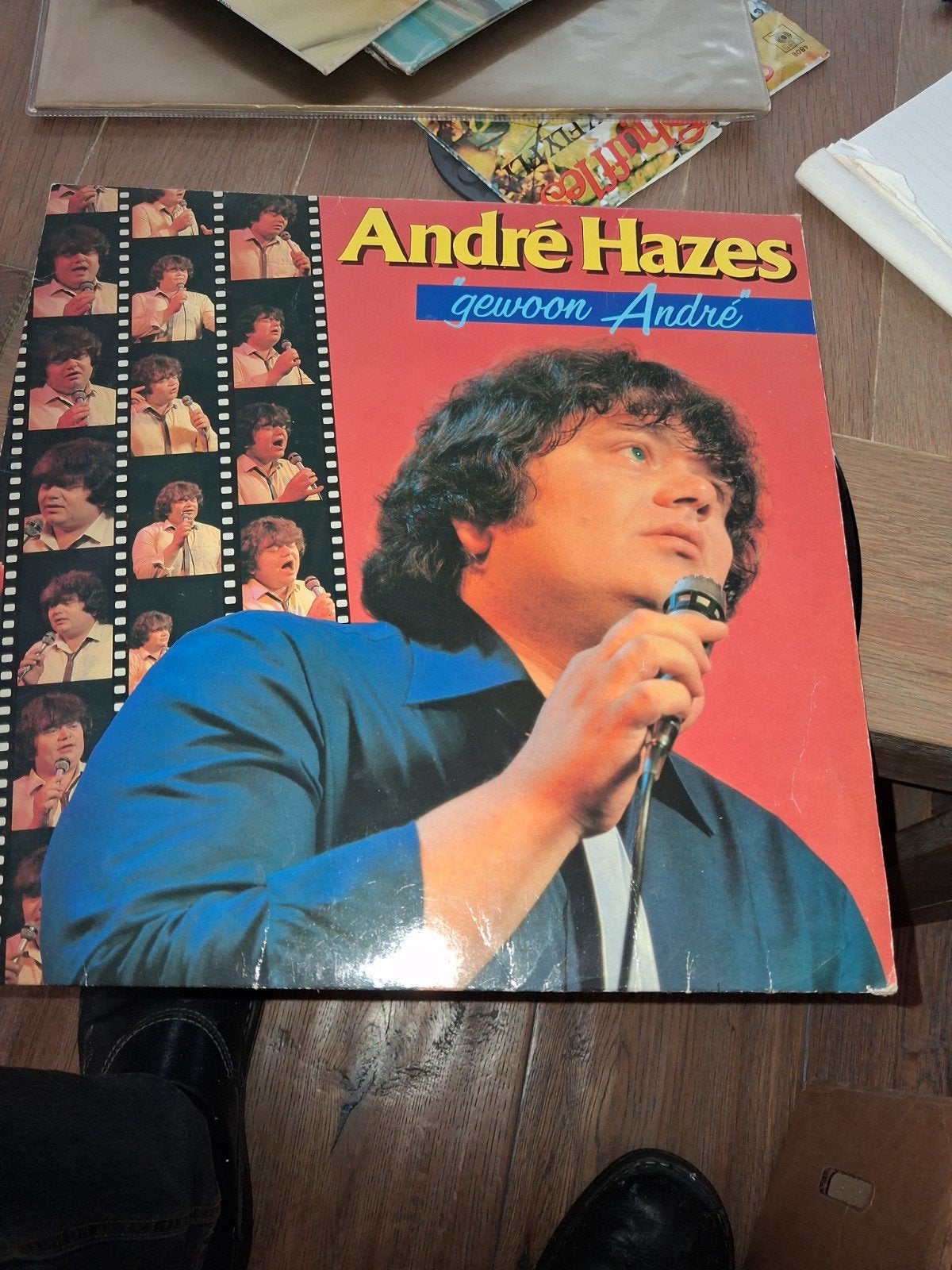 André Hazes - Gewoon André LP, Ophalen of Verzenden, Gebruikt, Levenslied of Smartlap, Album