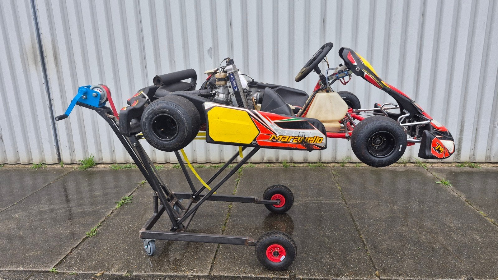 Maranello Kart met Rotax Max motor, Ophalen of Verzenden, Gebruikt, Kart