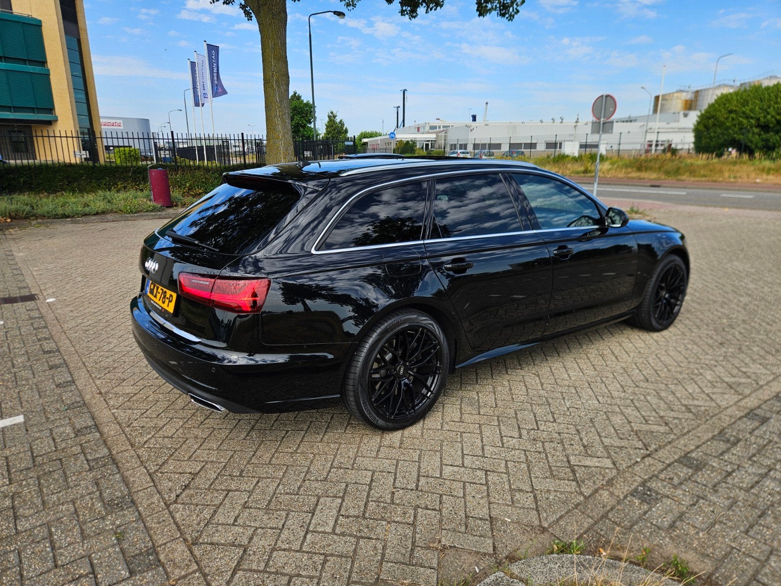 Audi A6 3.0 TDI 160KW Avant AUT 2016 Zwart euro 6 adblue, Stof, 2000 kg, Zwart, Stationwagon