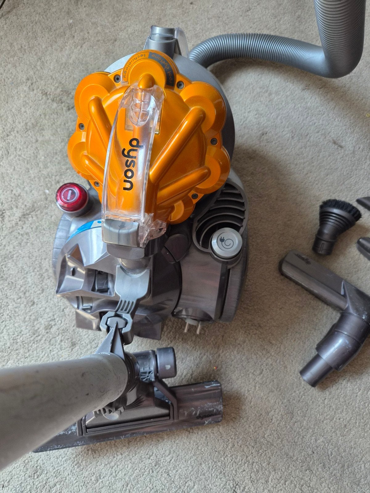 Dyson DC19 Sledestofzuiger met accessoires, Witgoed en Apparatuur, Stofzuigers, Gebruikt, Sledestofzuiger, Dyson, Geschikt voor harde vloeren