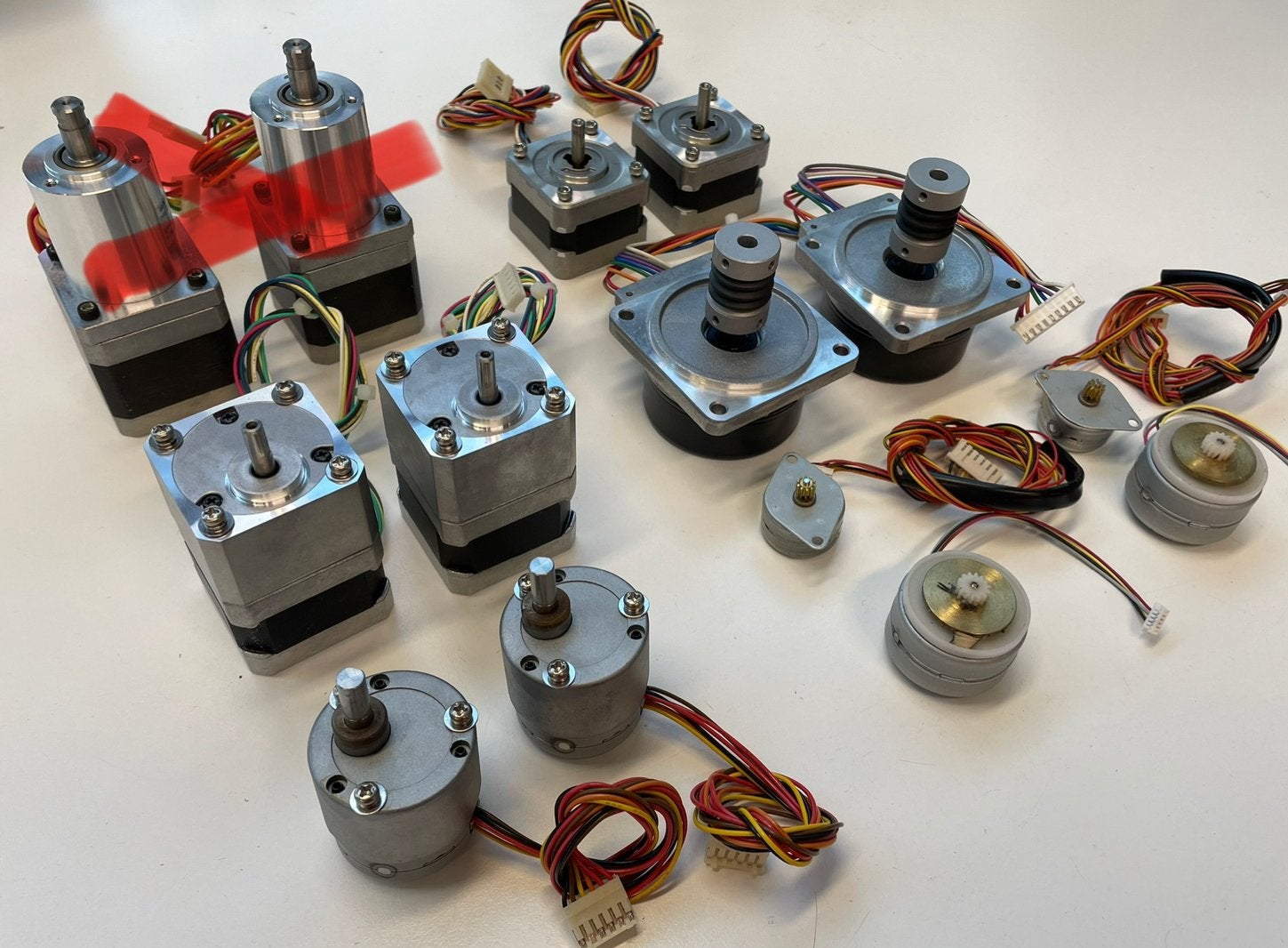 Diversen servomotor elektromotor stappenmotor stepper motor, Ophalen of Verzenden, Gebruikt