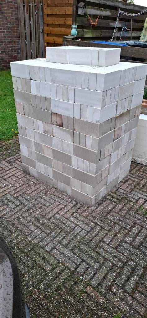 Kalkzandsteen Waalformaat 494 stuks, Ophalen, Kalkzandstenen
