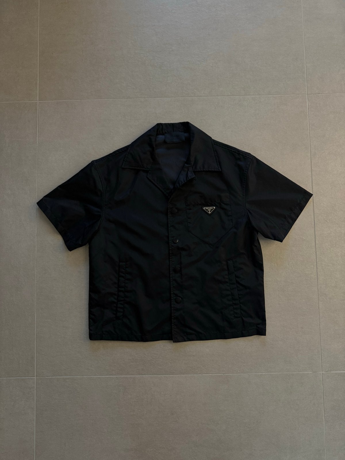 Prada overhemd maat S/M, Kleding | Heren, Verzenden, Zo goed als nieuw, Zwart, Halswijdte 39/40 (M)