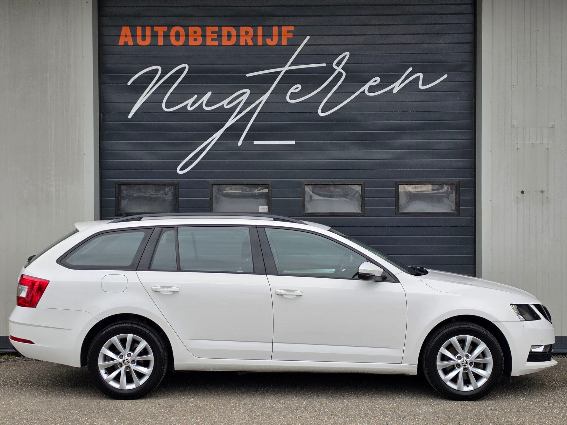 Skoda Octavia Combi 1.0 TSI Ambition Business|Automaat|1e Ei, Auto's, Stof, Gebruikt, 116 pk, Wit