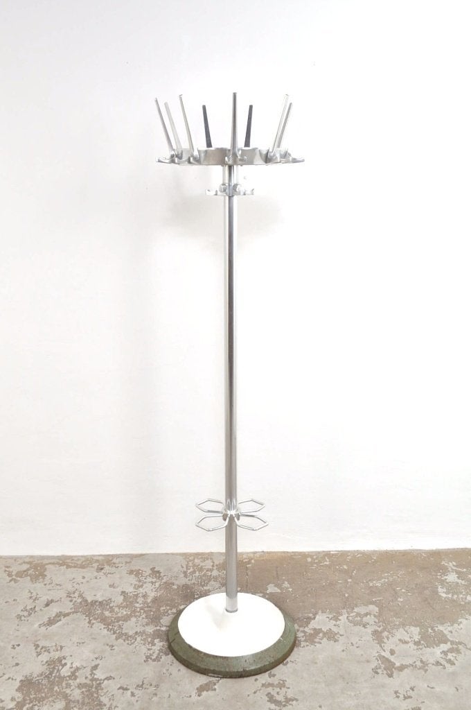 Vintage mid-century design staande kapstok paraplu 1950s