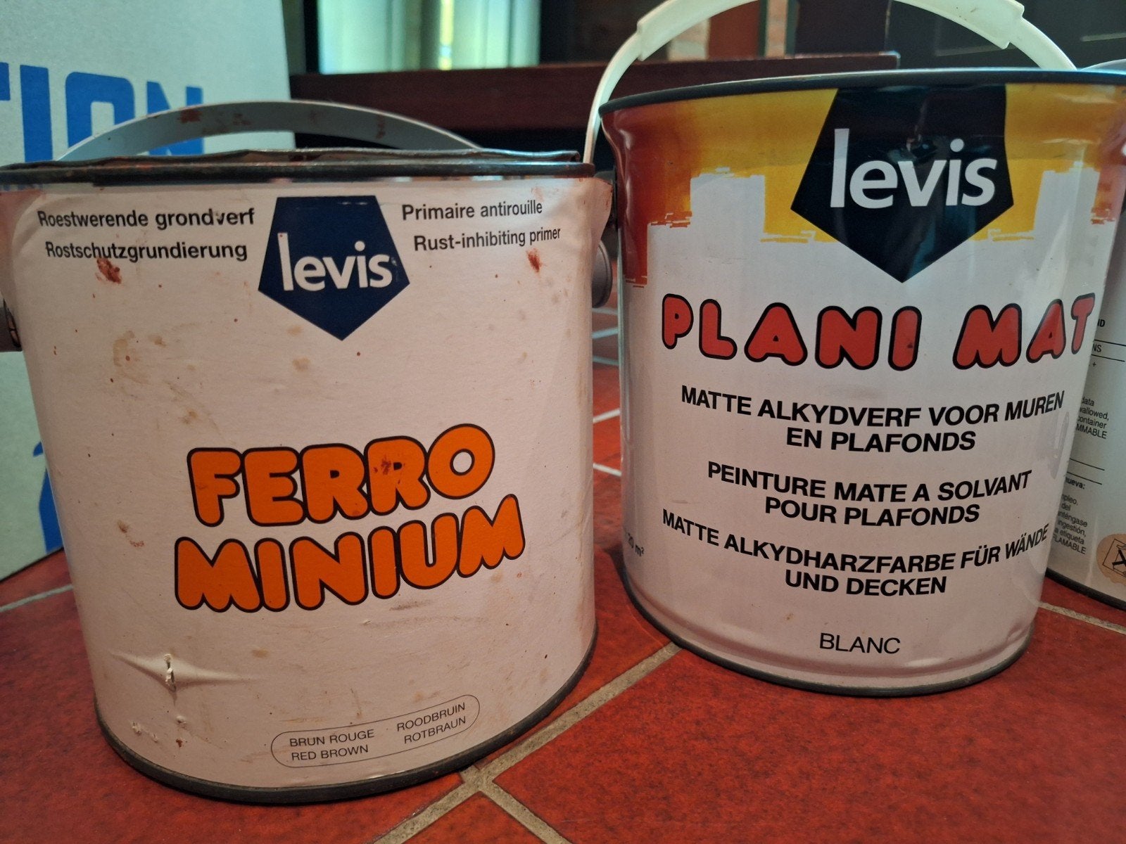 Levis Verf en Lak - Diverse Soorten en Kleuren, Doe-het-zelf en Verbouw, Ophalen, Gebruikt, Overige kleuren, Verf