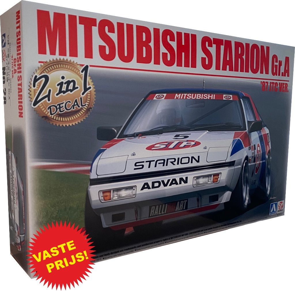 Mitsubishi Starion Gr.A ‚87 JTC VER. (Beemax 24023) 1/24, Overige merken, Auto, Groter dan 1:32, Nieuw