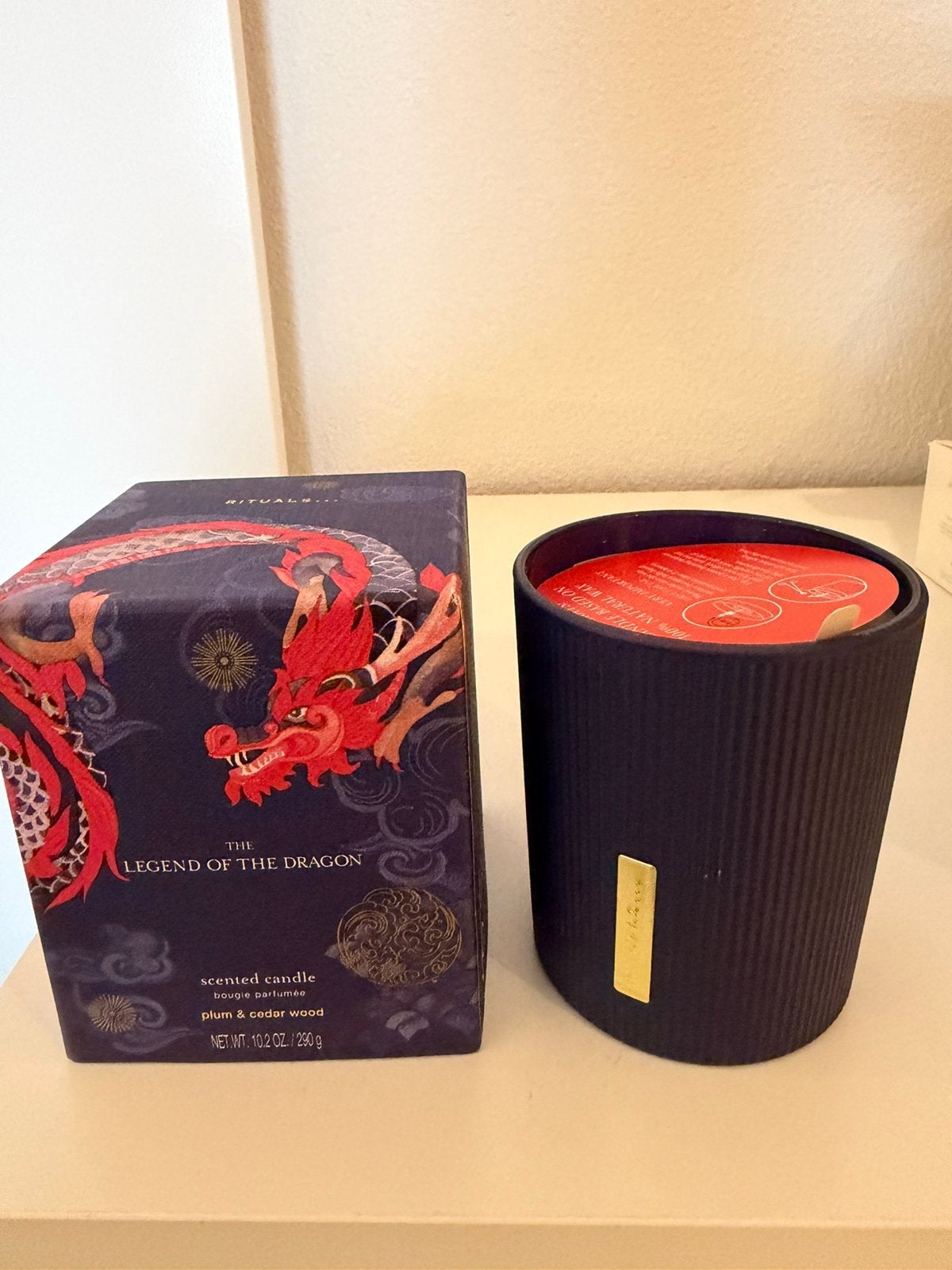 Rituals Legend Dragon gold scented candle geurkaars kaars, Ophalen of Verzenden, Kaars, Rituals