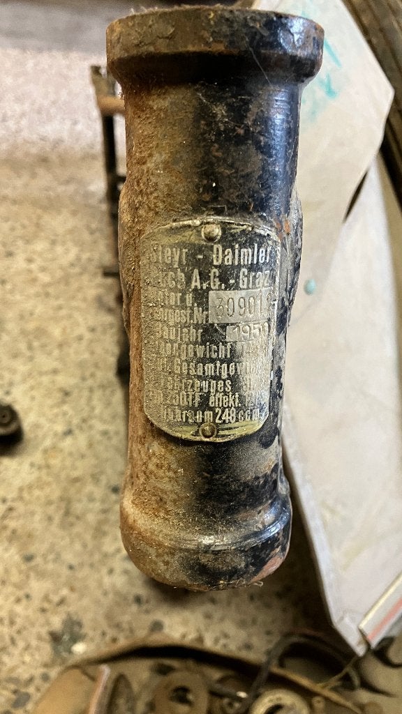 PUCH 250TF in Onderdelen, Ophalen, Gebruikt