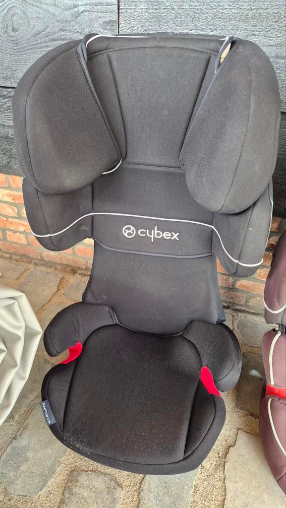 Cybex Solution X-Fix Pure Black, Gebruikt, 15 t/m 36 kg, Isofix, Verstelbare rugleuning