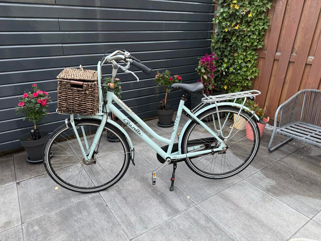 Gazelle Damesfiets met Mand, Gebruikt, Versnellingen, Ophalen of Verzenden, 50 tot 53 cm