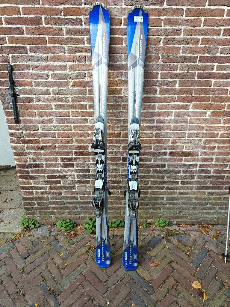 paar ski's Atomic, Ophalen, 160 tot 180 cm, Gebruikt, Onbekend