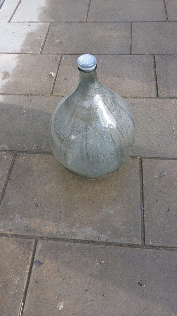 bottelfles wijn of bier brouwen 25 liter, Ophalen, Overige kleuren, Minder dan 50 cm, Glas