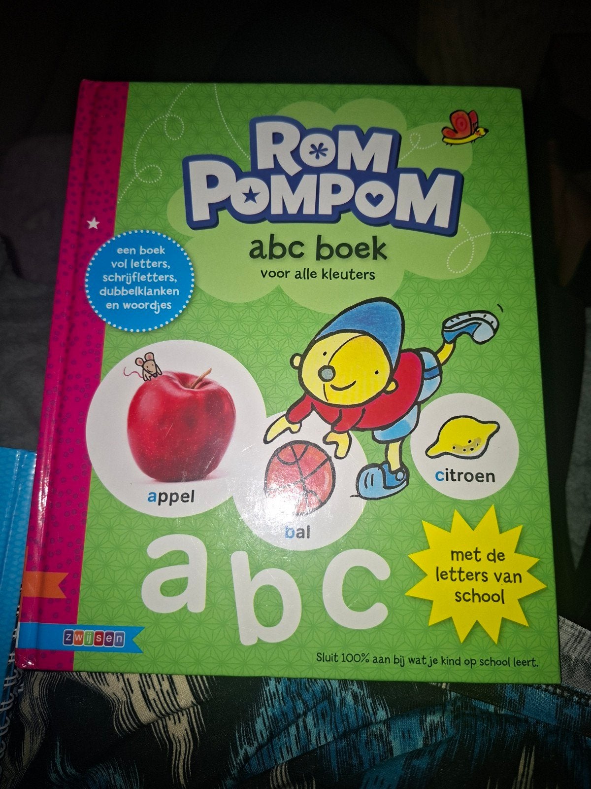 Rom pompom abc boek, Ophalen of Verzenden, Gebruikt