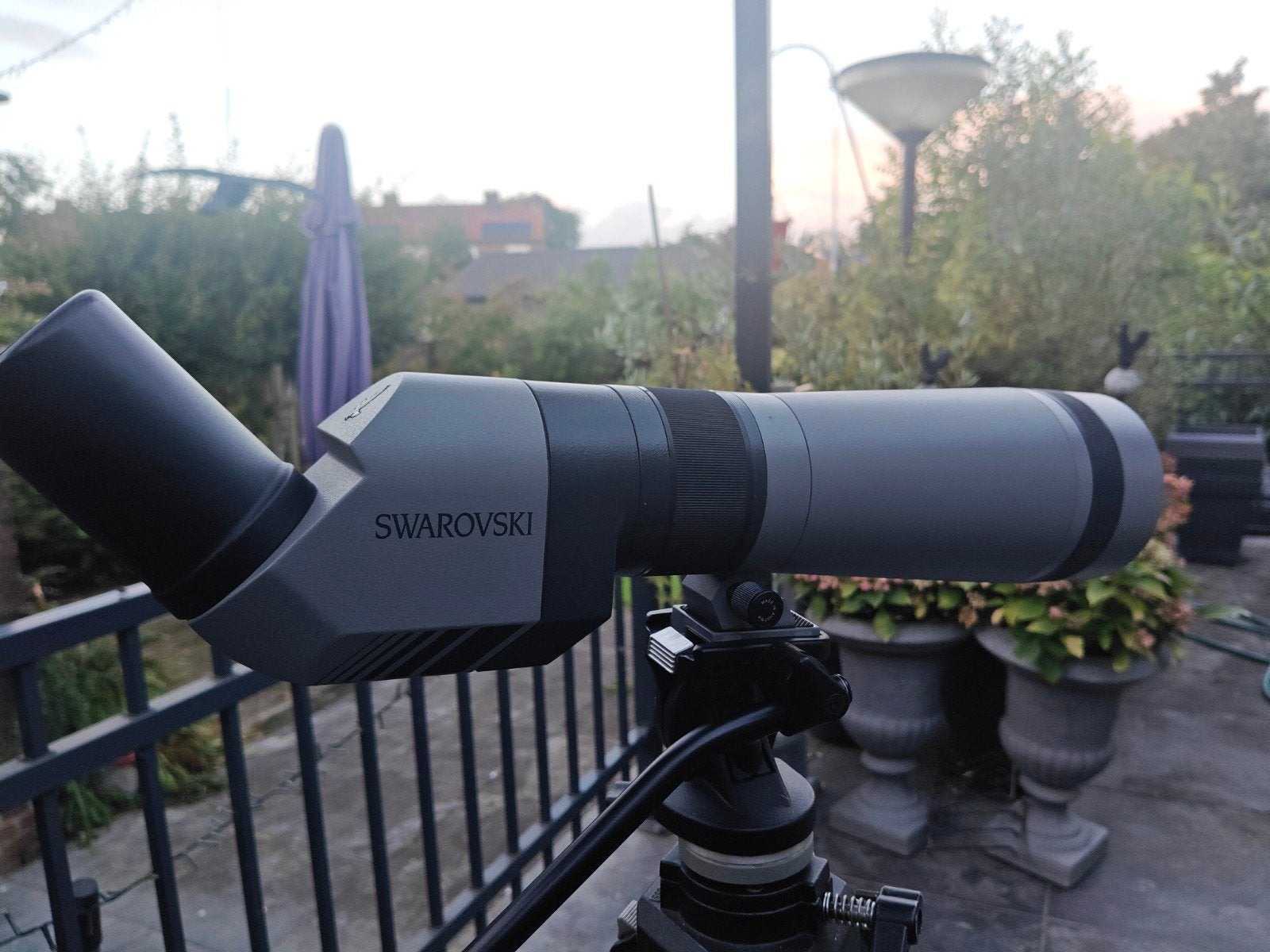 Swarovski Habicht AT 80 telescoop met Manfrotto statief, Overige merken, Overige typen, Ophalen of Verzenden, Gebruikt