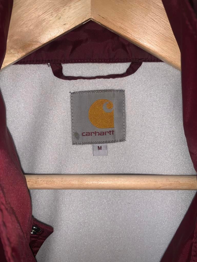 Carhartt Coach Jacket - Maat M - Bordeauxrood, Ophalen of Verzenden, Zo goed als nieuw, Maat 48/50 (M), Overige kleuren