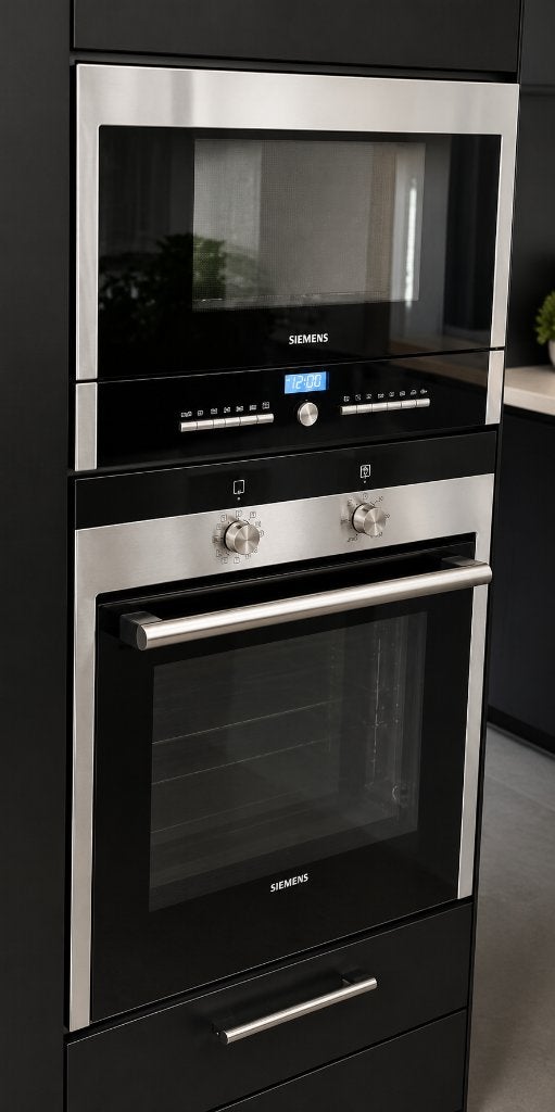 Siemens oven HB30GB550 en magnetron HF25M5R2 – €100 euro, Ophalen, Oven, Hete lucht, Siemens