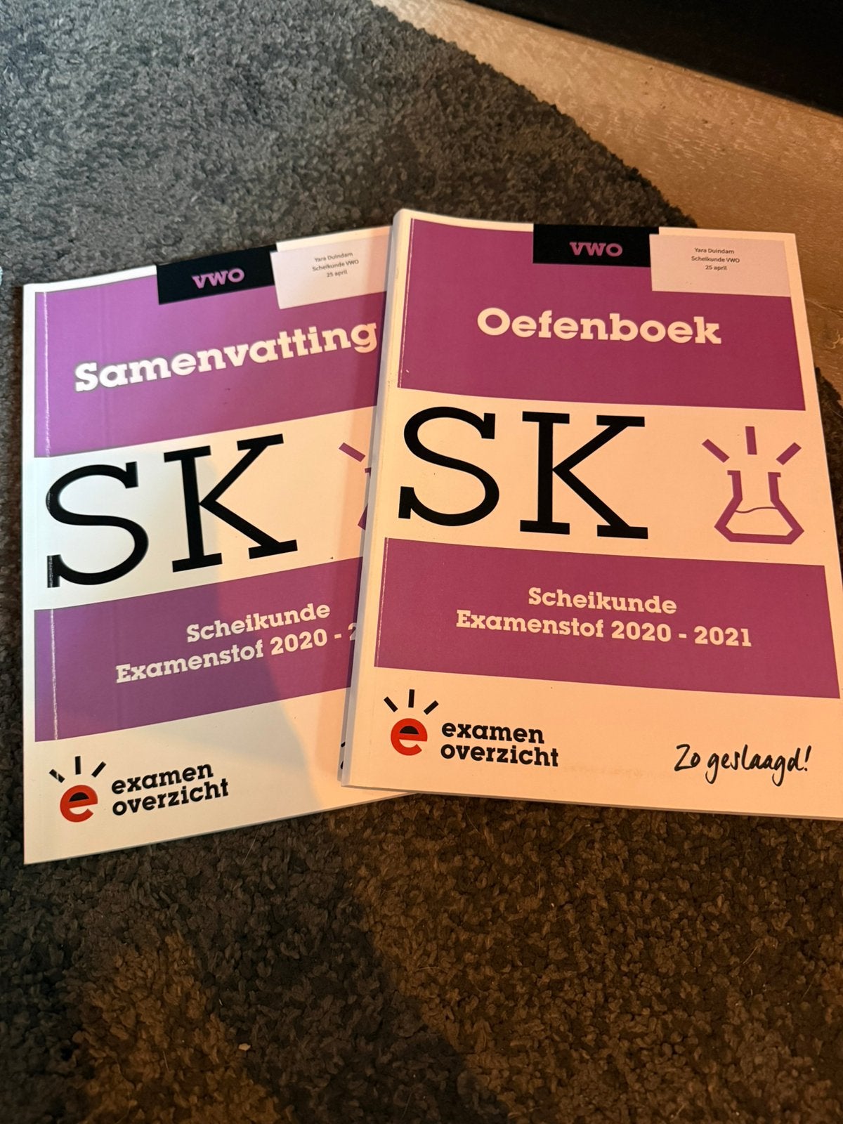 Examenoverzicht Scheikunde oefenboek & samenvatting, Ophalen of Verzenden, Zo goed als nieuw, HAVO, Scheikunde