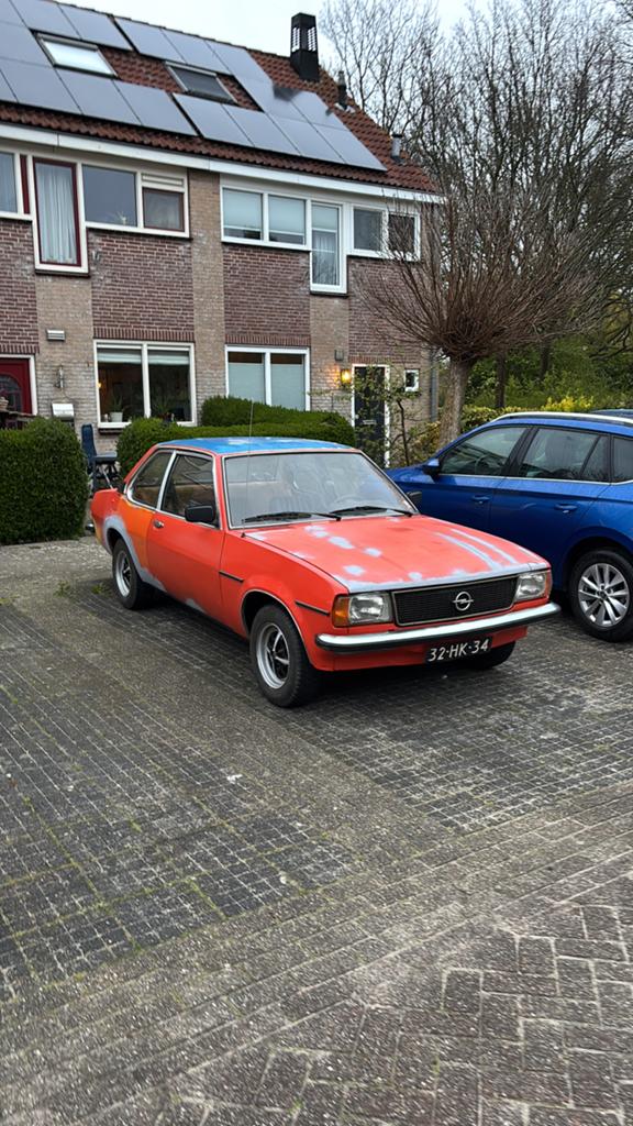 Opel Ascona B 2deurs Origineel NL 1975 project!, Auto's, Achterwielaandrijving, Handgeschakeld, Particulier, Coupé