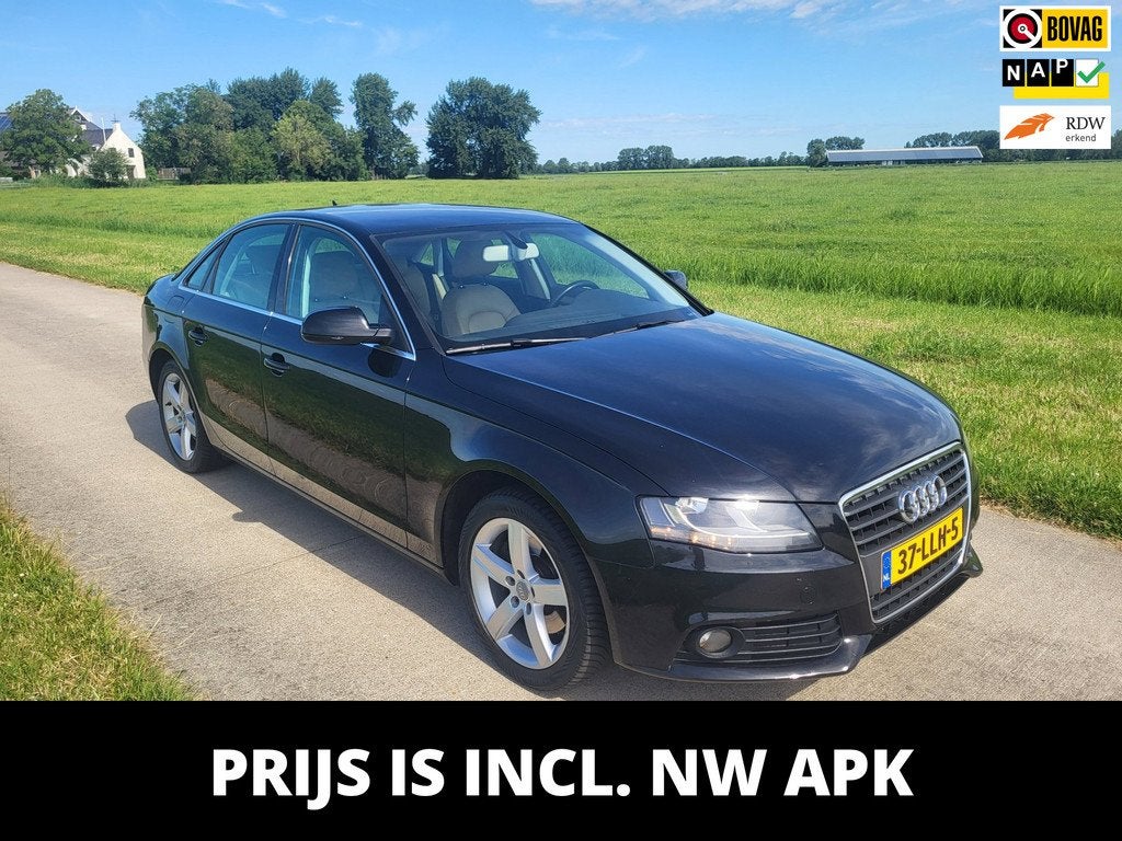 Audi A4 Limousine 1.8 TFSI navi afneembare trekhaak, Auto's, Audi, Euro 5, Gebruikt, Beige, 4 cilinders