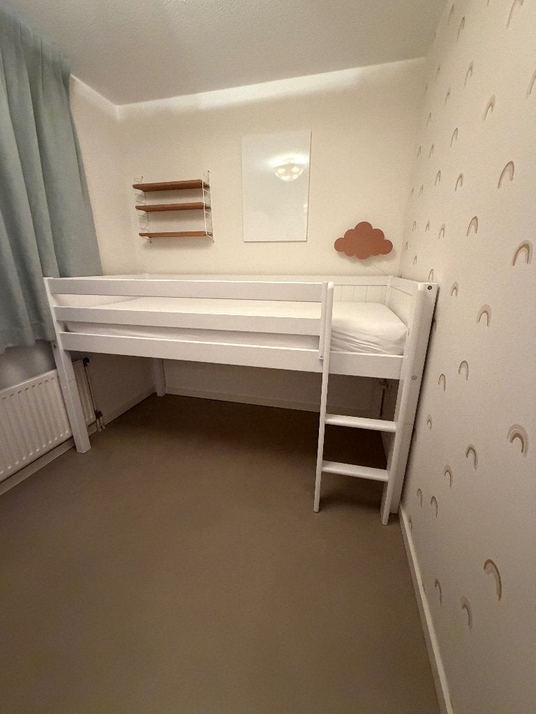 Flexworld halfhoogslaper., Kinderen en Baby's, Kinderkamer | Bedden, Ophalen, 85 tot 100 cm, Gebruikt, Lattenbodem