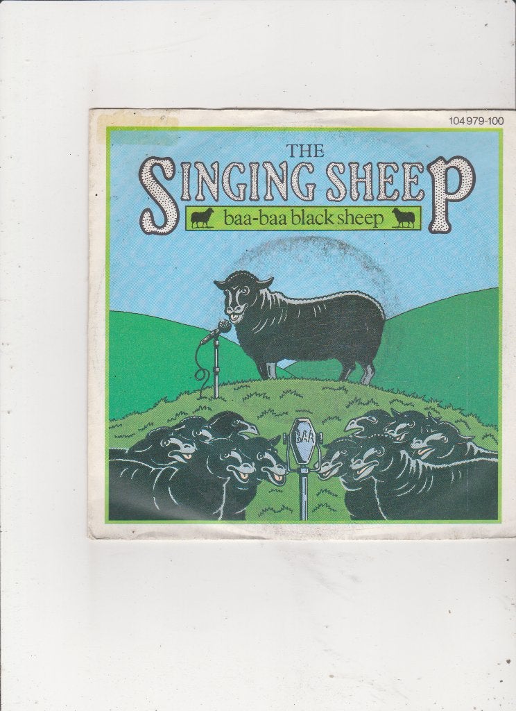7" Single The Singing Sheep - Baa-baa-black sheep, Ophalen of Verzenden, Gebruikt, Pop