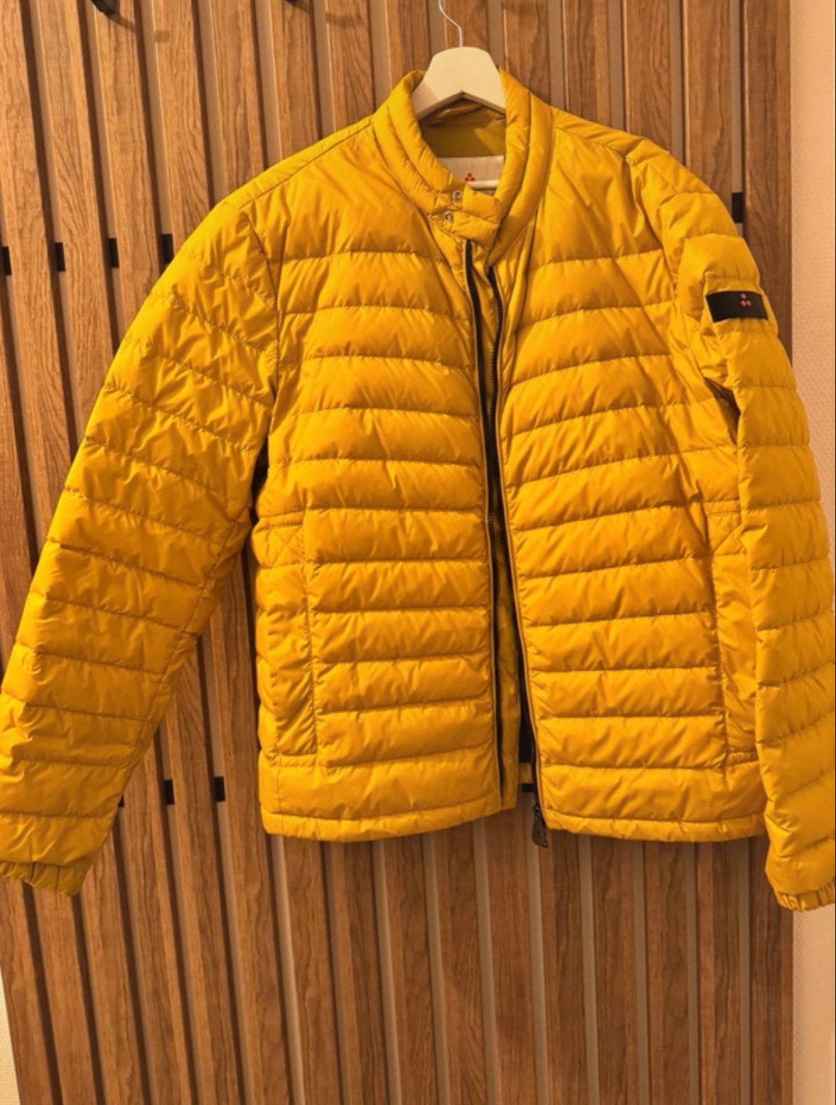 Peuterey Geel Donsjack - Maat XL, Kleding | Heren, Jassen | Winter, Ophalen of Verzenden, Zo goed als nieuw, Maat 56/58 (XL), Geel
