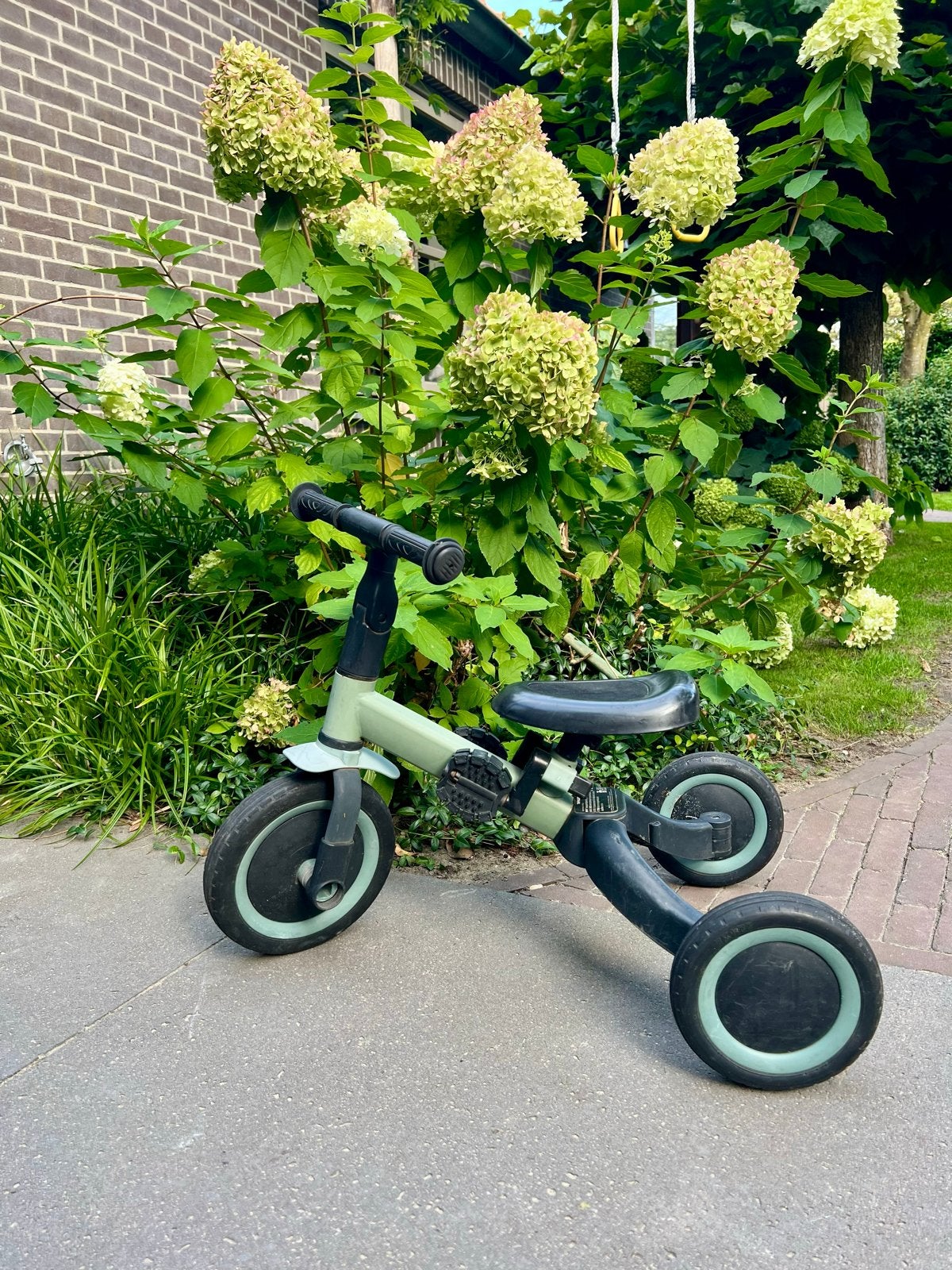 2-in-1 Kinderfiets: Loopfiets en Driewieler (Topmark), Ophalen of Verzenden, Gebruikt, Verstelbare zitting