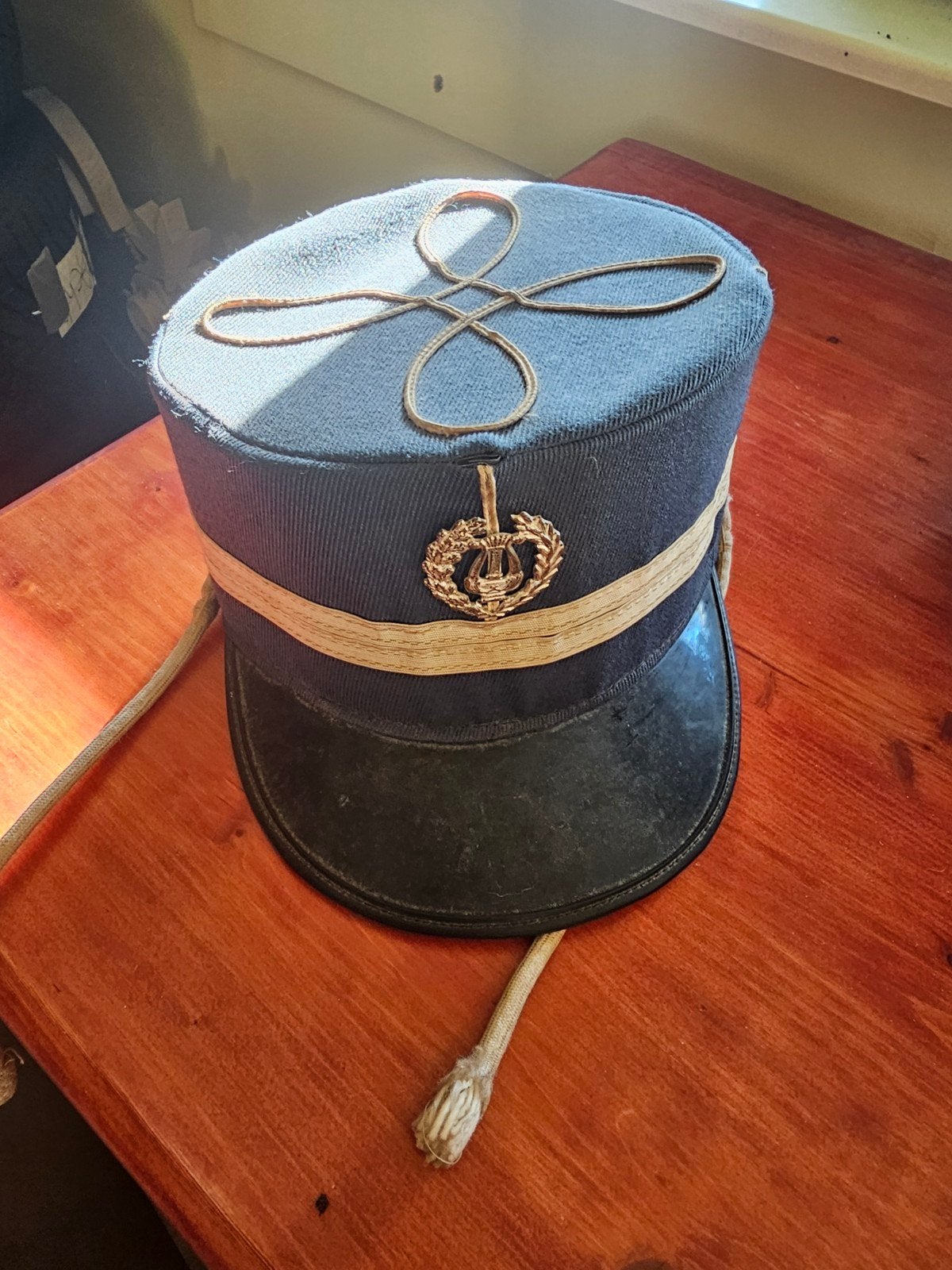 Vintage Militaire Baret/Pet - Landmacht/Marine, Verzamelen, Ophalen