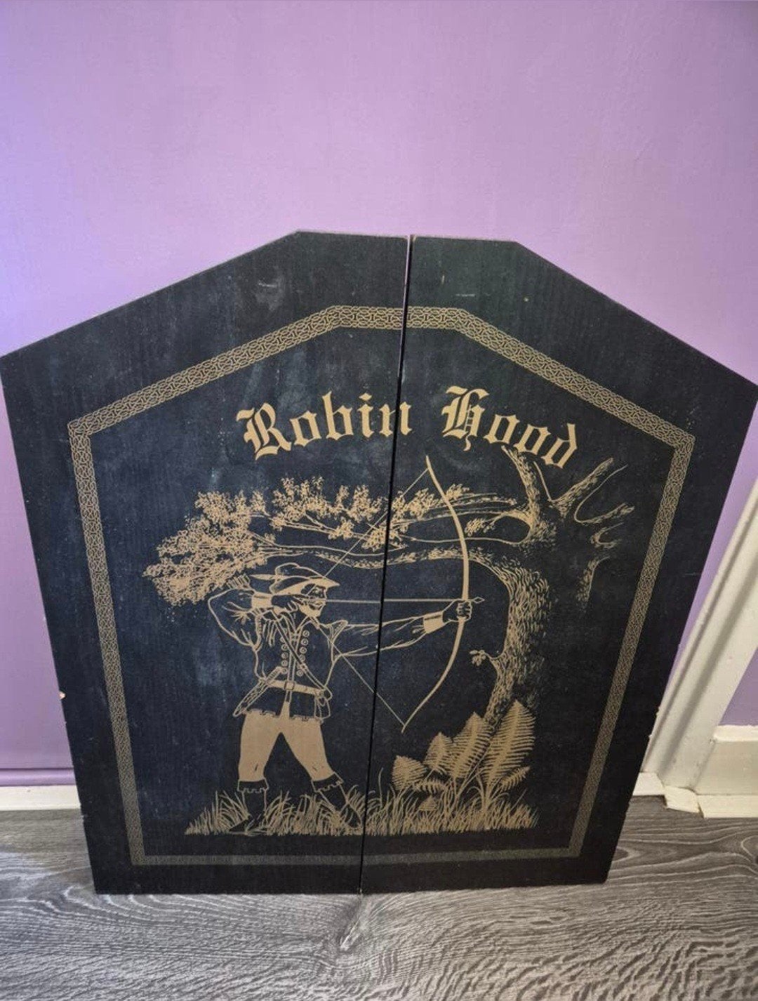 Dartbord met Robin Hood kast, Sport en Fitness, Darts, Ophalen, Gebruikt, Dartbord