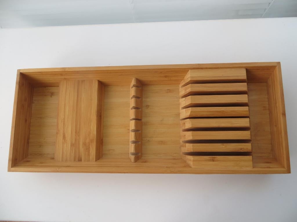 IKEA Bestekbak Hout Bamboe Variera/Uppdatera, Ophalen, Zo goed als nieuw, Hout
