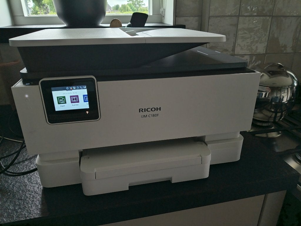 printer Ricoh IJM C180F, Ophalen, Gebruikt