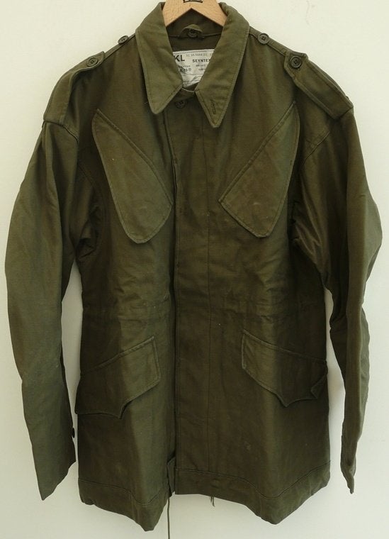 Jas, Parka, Uniform, Buiten, Gvt, M58, Maat: M, KL, 1979.(2), Ophalen of Verzenden, Landmacht, Nederland, Kleding of Schoenen